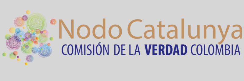 Logo del Nodo en Cataluña que apoya a la Comisión de la Verdad de Colombia.