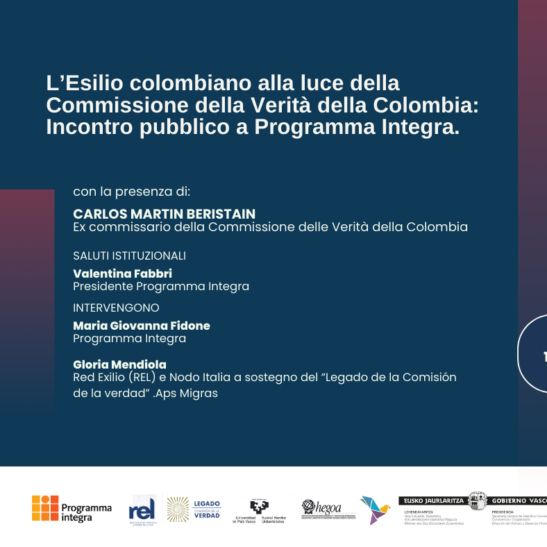 Incontro di approfondimento sull'esilio e la protezione internazionale. Il caso colombiano