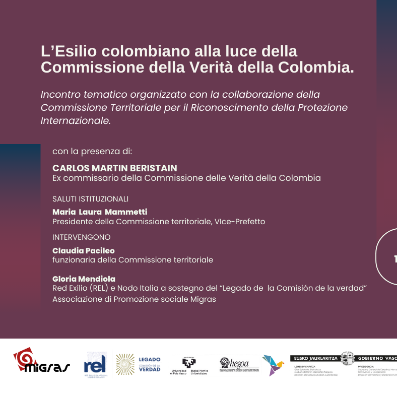 L'esilio colombiano alla luce della Commissione della Verità della Colombia