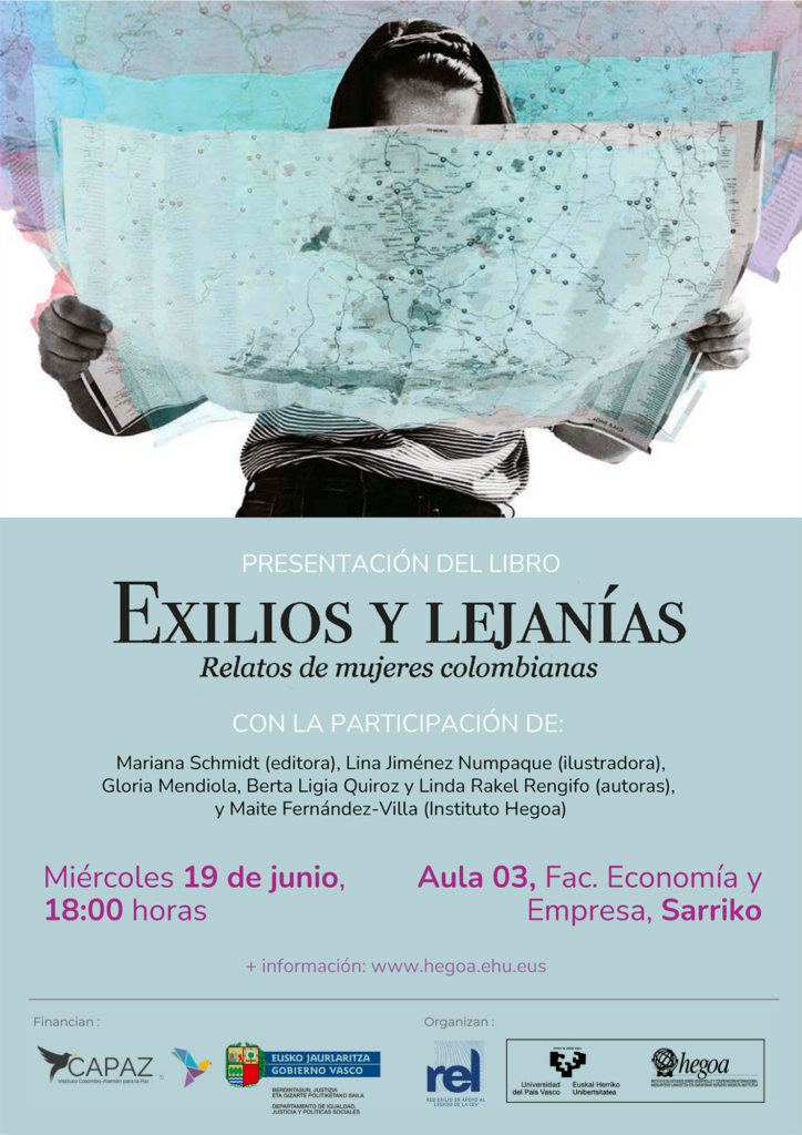 Presentación literaria: “Exilios y lejanías. Relatos de mujeres colombianas”